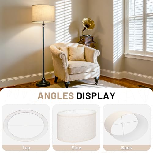 Oval Lamp Shades Set of 2 (2 Count)