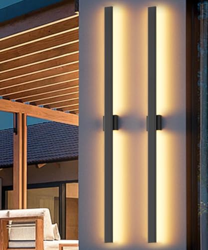 2 Packs 71in Outdoor Wall Sconce