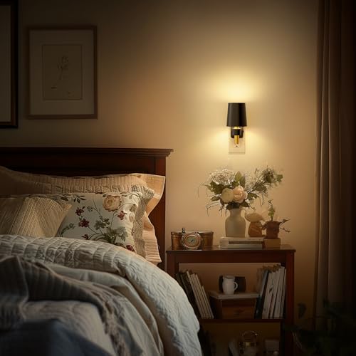 Night Light Dimmable Night Lights Plug into Wall Soft White 3000K (2 Count)