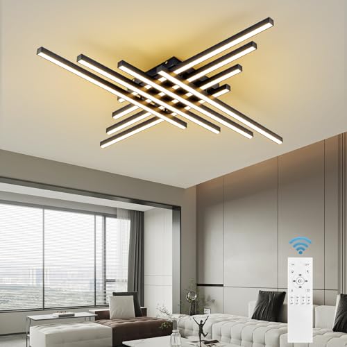 45.7" Modern Ceiling Light with Remote
