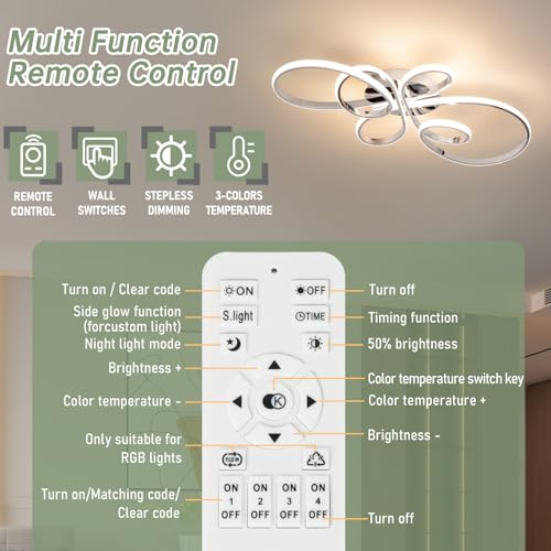 66W Modern LED Ceiling Light