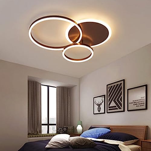 Chaners Ceiling Light LED Ceiling Light Ring Design Lighting Dimmable with Remote Control Lights for Living Room Bedroom Hallway