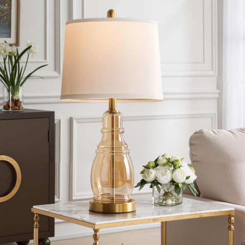 Glass Table Lamp Set of 2