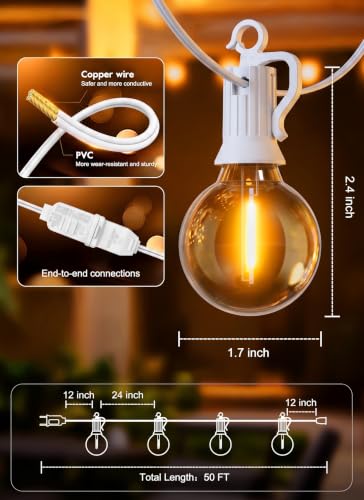 Outdoor String Lights (25 Count)
