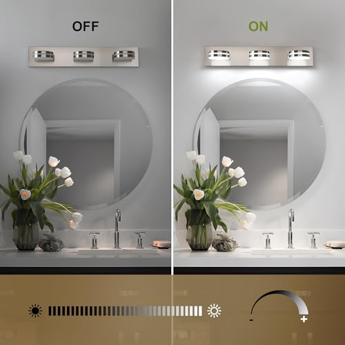 Brushed Nickel Bathroom Vanity Light