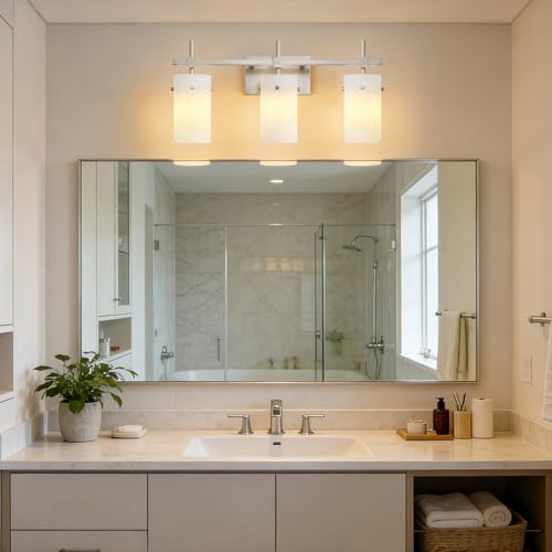 Brushed Nickel Bathroom Light Fixtures