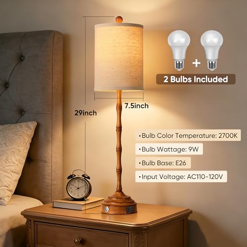 Tall Skinny Beside Lamps Set of 2