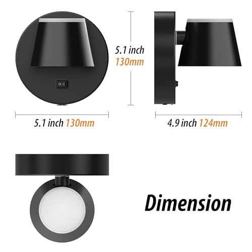 Battery Operated Wall Sconce with Remote
