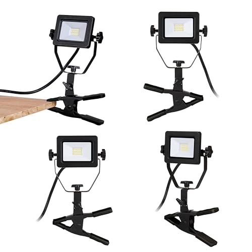 Zone 1200 Lumens LED Clamp Work Light (4 Count)