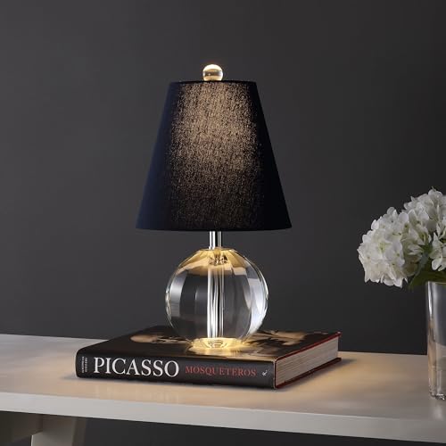Goddard 16" Crystal Ball Orb Metal LED Table Lamp