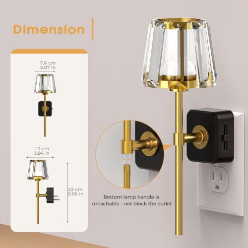 LED Night Lights Plug into Wall (2 Count)