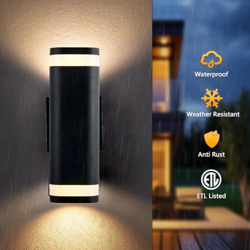 Smart RGB Outdoor Wall Lights (2 Count)