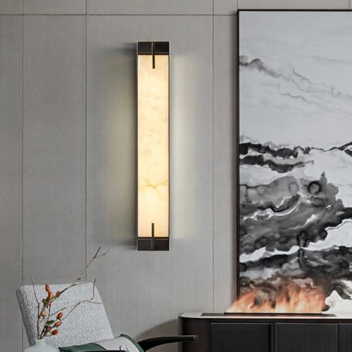 Modern Marble Wall Sconce Natural Alabaster Sconce