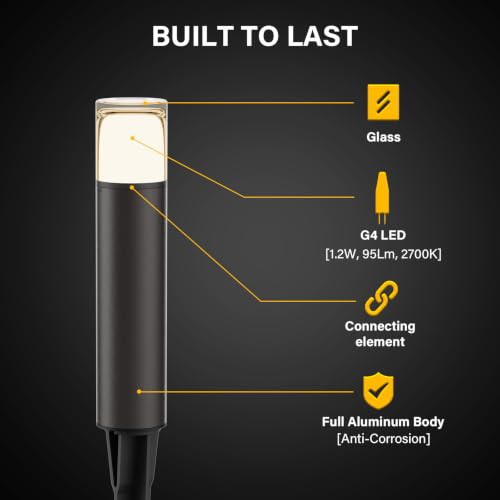 Low Voltage Bollard Path Lights 12V G4 LED 1.2W