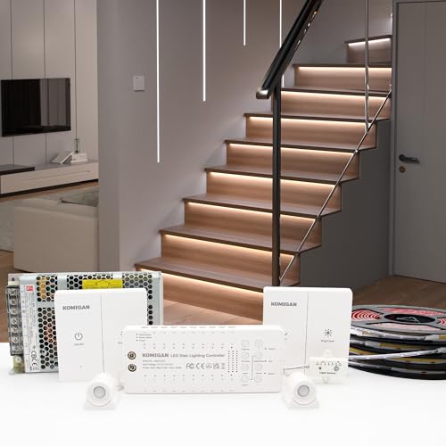Motion Sensor with Daylight Sensor LED Stair Light Kit KMG (16 Count)