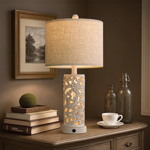 22'' Table Lamp Set of 2 for Living Room (2 Count)