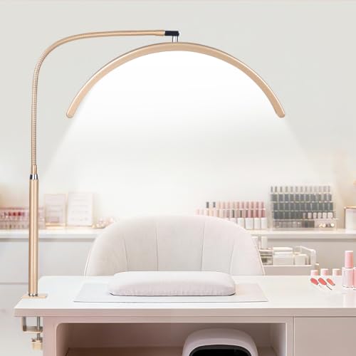 Professional Half Moon LED Desk Light for Nail Techs & Artists