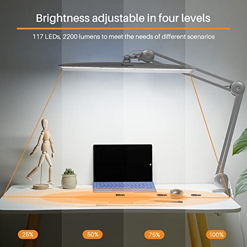 23 Inch LED Task Lamp with Clamp