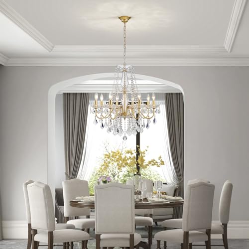 Gold Crystal Chandelier