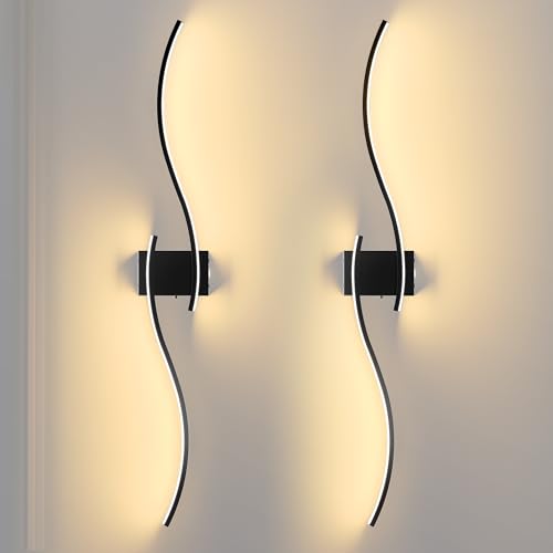 39.4 Inch Battery Operated Wall Sconce Set of 2 (2 Count)