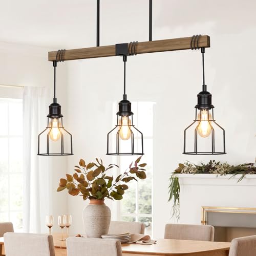 3 Light Kitchen Island Lighting Farmhouse Dining Room Light