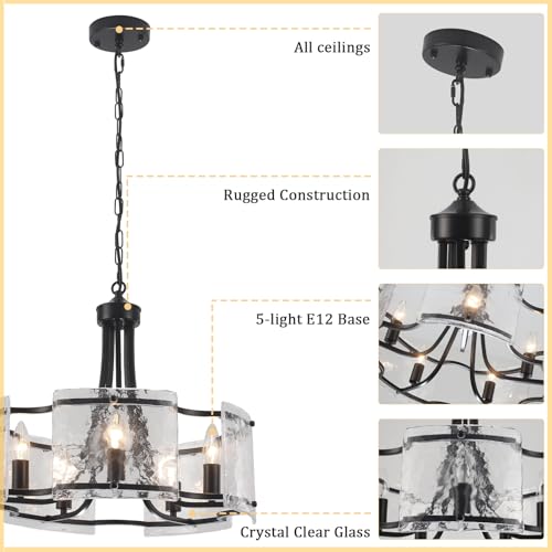 Modern Black Chandelier 5