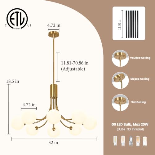 Gold Chandelier 8