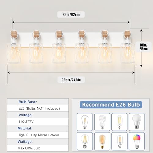 Farmhouse Bathroom Vanity Light