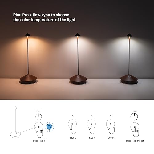 Pina Pro Rechargeable Cordless Lamp