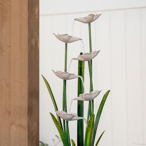 39 Inch Freestanding Sculptural Metal Multi