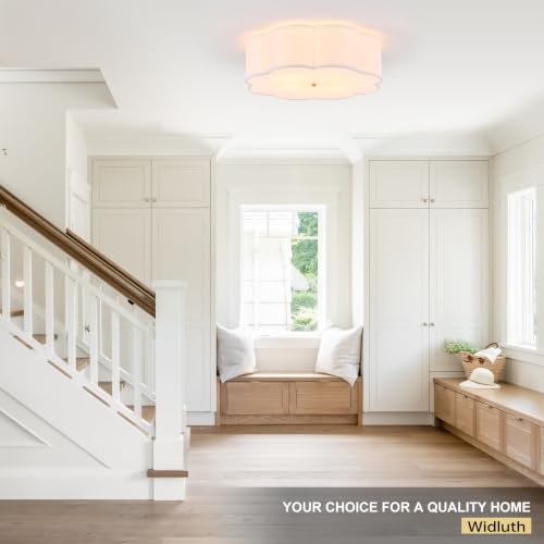 21.7" Large Gold Semi Flush Mount Ceiling Light
