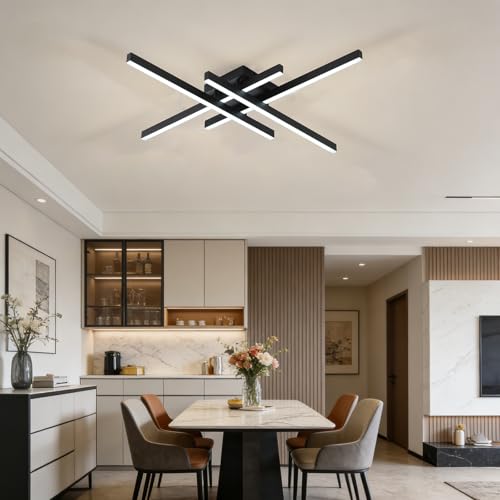 Semi Flush Mount Modern Light Fixture
