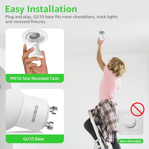 GU10 LED Bulb 6W Equivalent 50W