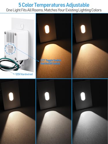 6 Pack 5CCT LED Step Light (6 Count)
