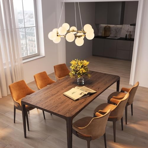 Modern Sputnik Chandelier Light Fixture (12 Count)
