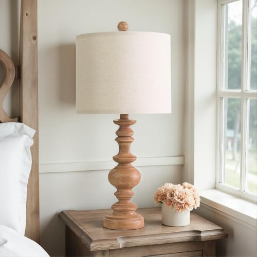 24" Farmhouse Table Lamps Set of 2 (2 Count)