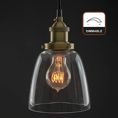 6 Pack Edison Light Bulb 60 Watt Dimmable A19 Vintage Warm Bulb (6 Count)