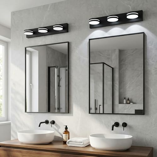 3 Light Bathroom Vanity Light Over Mirror
