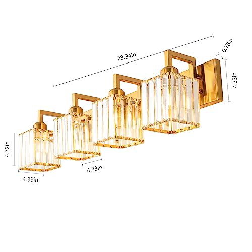 Modern Crystal Bathroom Vanity Light 4
