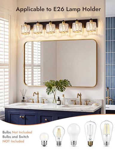 Crystal Vanity Lights for Bathrooms
