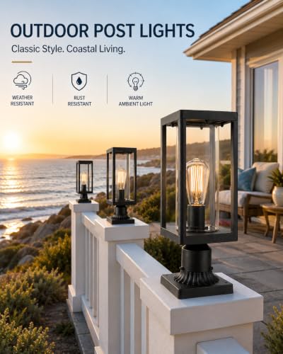 Outdoor Post Lantern (2 Count)