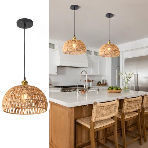 Hanging Lamps Rattan Pendant Light