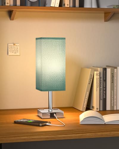 Turquoise Touch Table Lamp for Bedroom