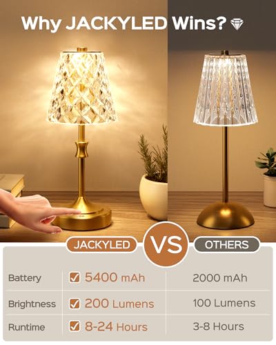Vintage Cordless Table Lamp