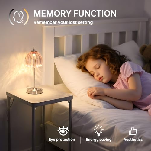 Tulip Table Lamp with 5200mAh Battery & Touch Control