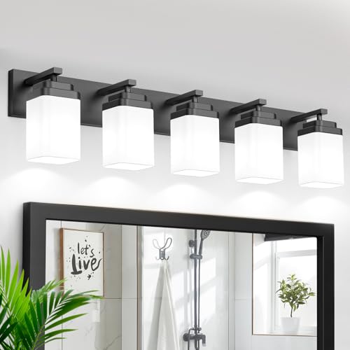 Matte Black Bathroom Light Fixtures