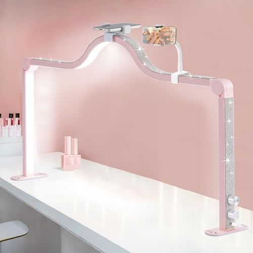 Nail Lamp with Dual Phone Holder