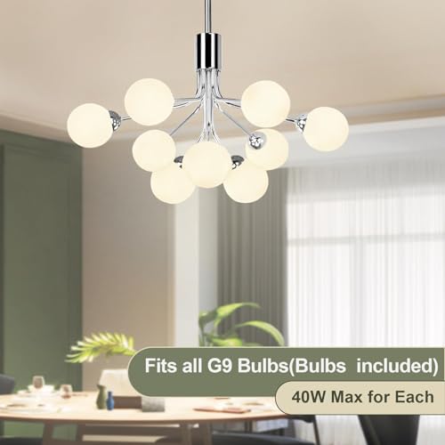Glass Ball Sputnik Chandelier