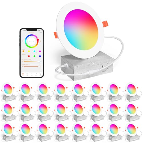 Smart Recessed Lighting Color Changing LED Downlight 4IN