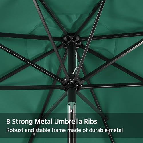 10FT Solar Patio Umbrella w